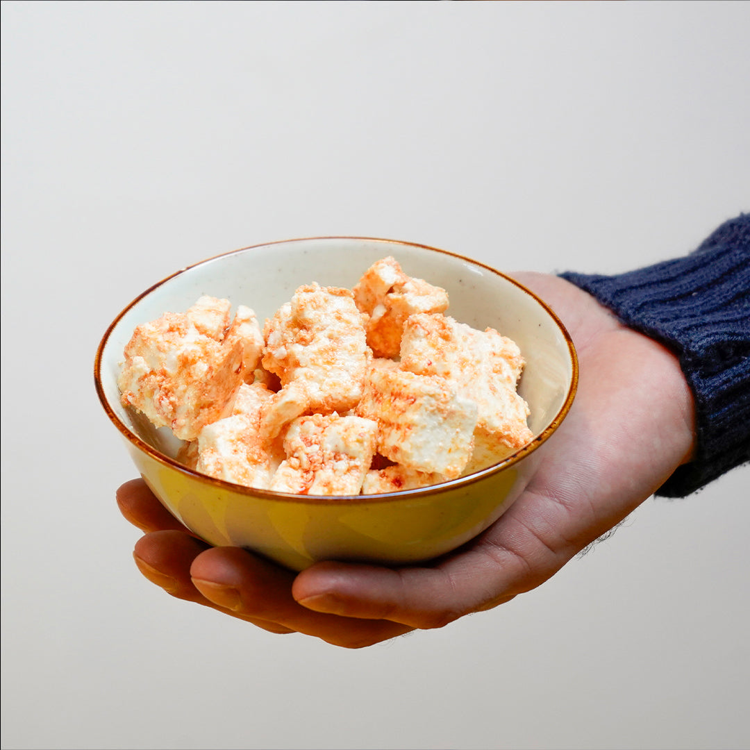 Cheese with chili pepper
