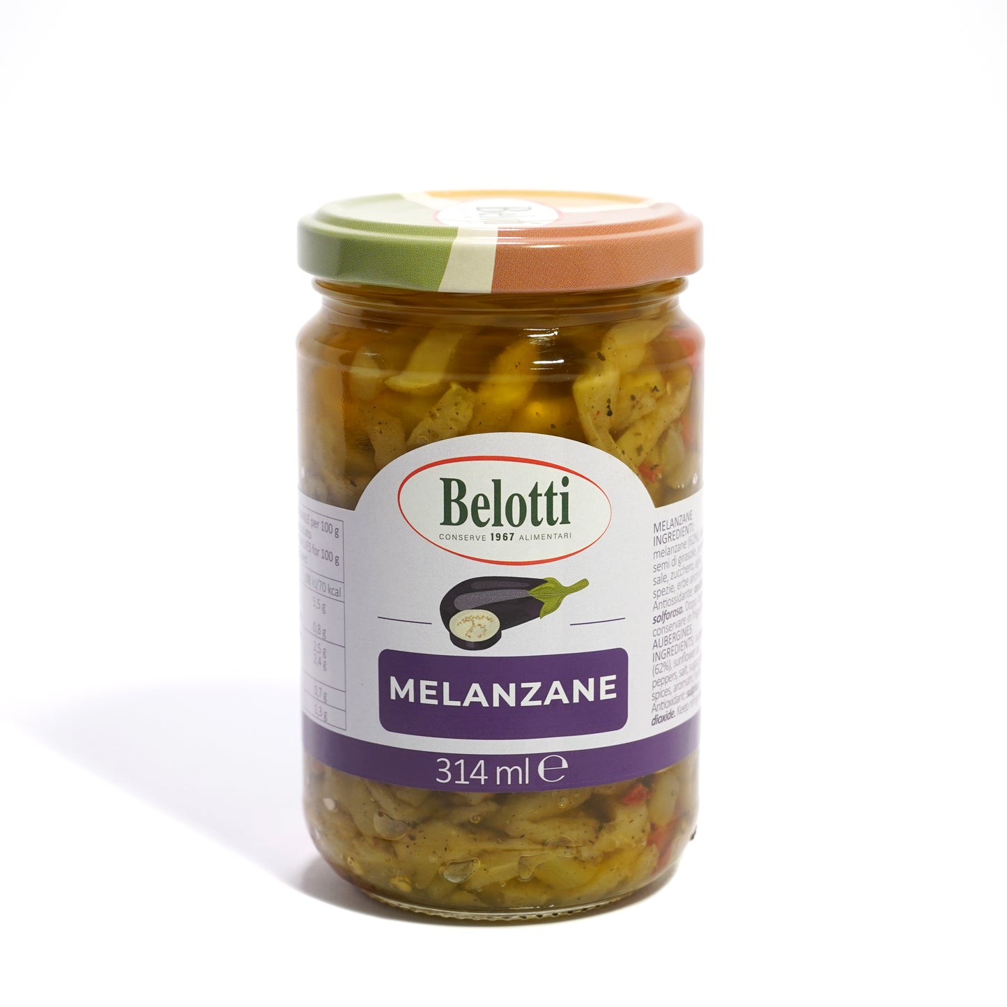 Melanzane condite sott'olio. Conserve alimentari sott'olio e sottaceto.