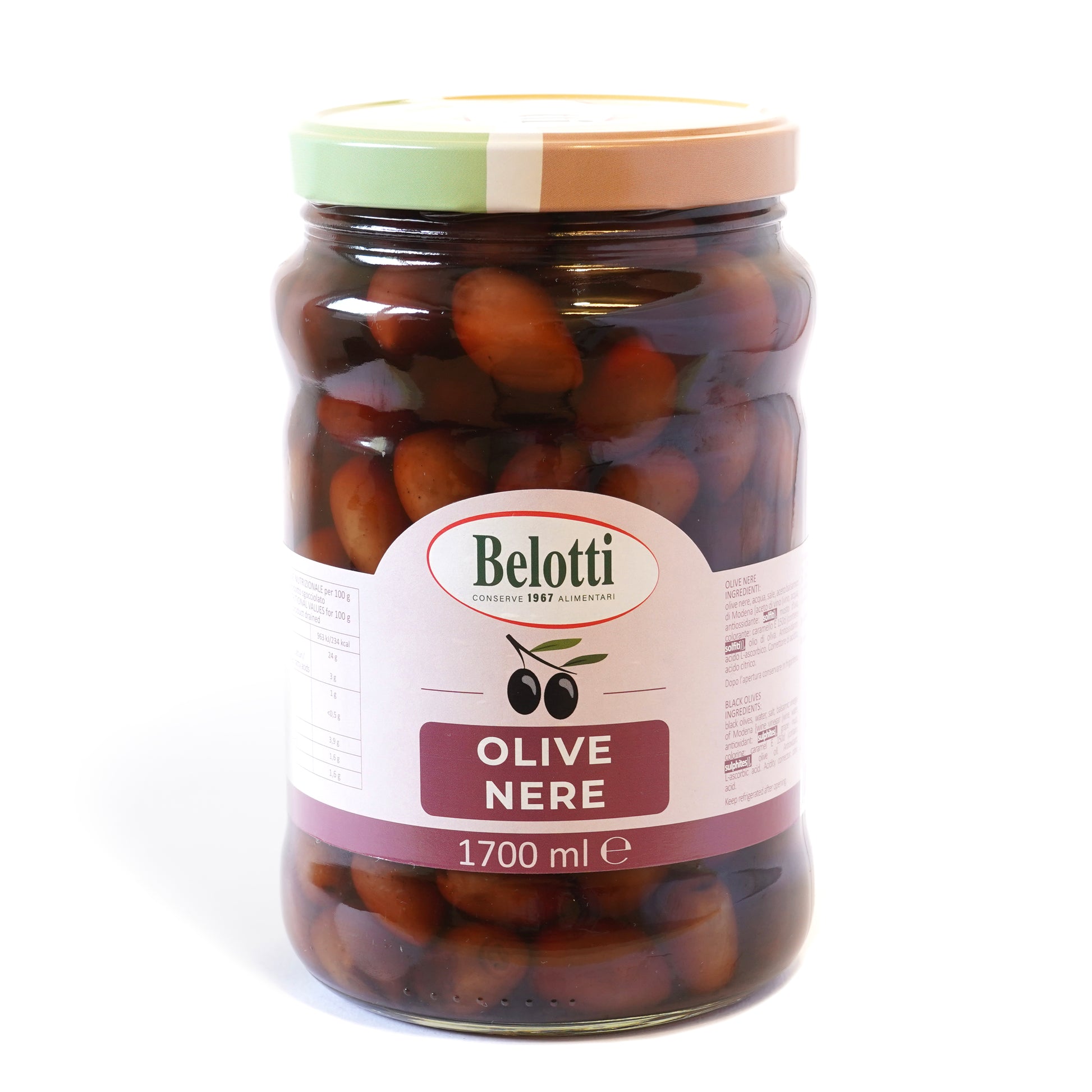 Olive Nere. Conserve alimentari sott'olio e sottaceto.