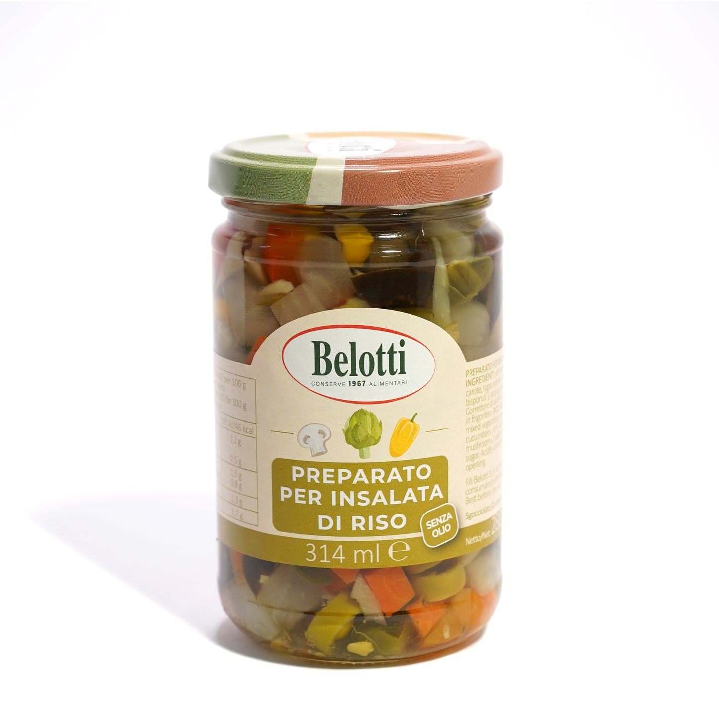 Préparé pour la salade de riz