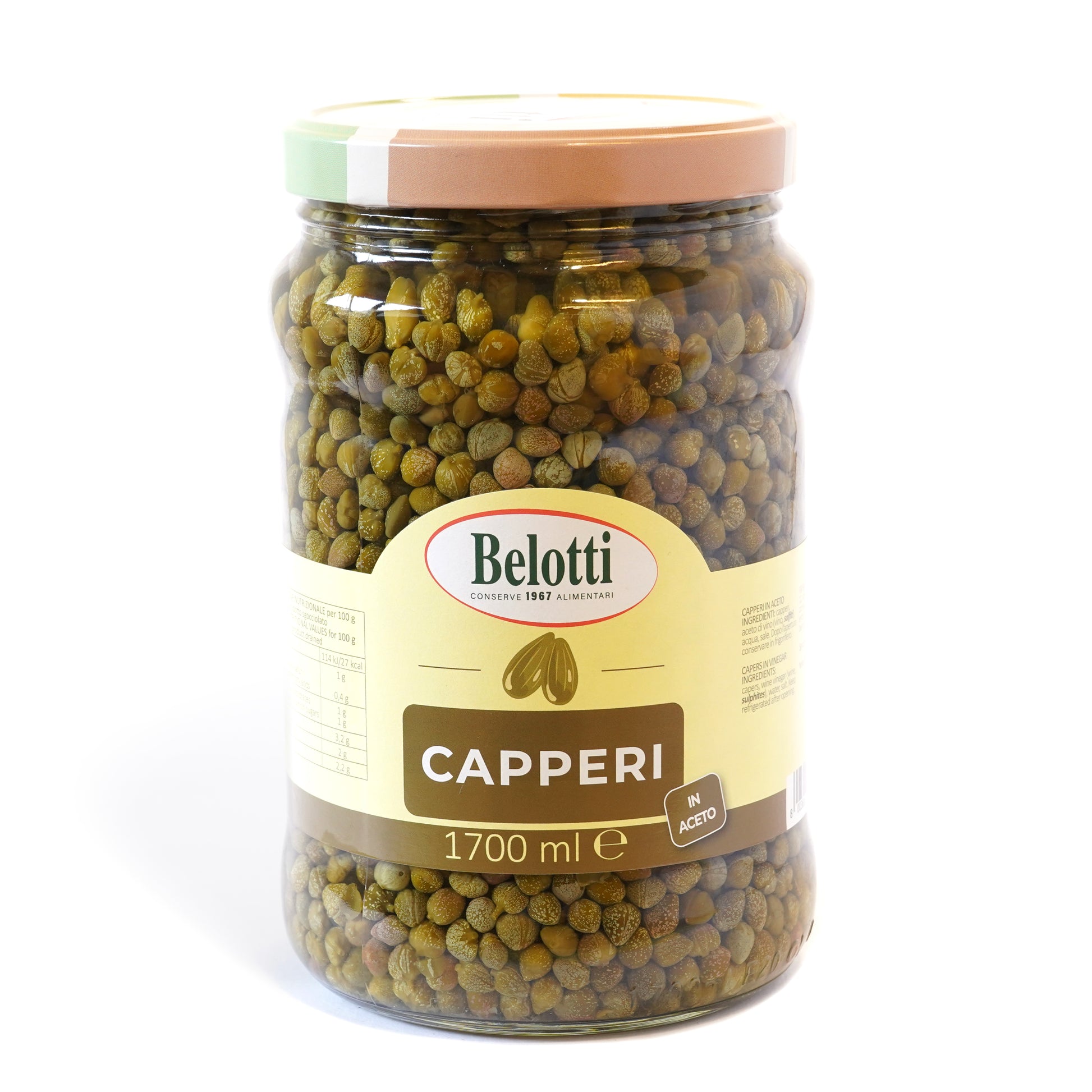 Capperi in aceto. Conserve alimentari sott'olio e sottaceto.