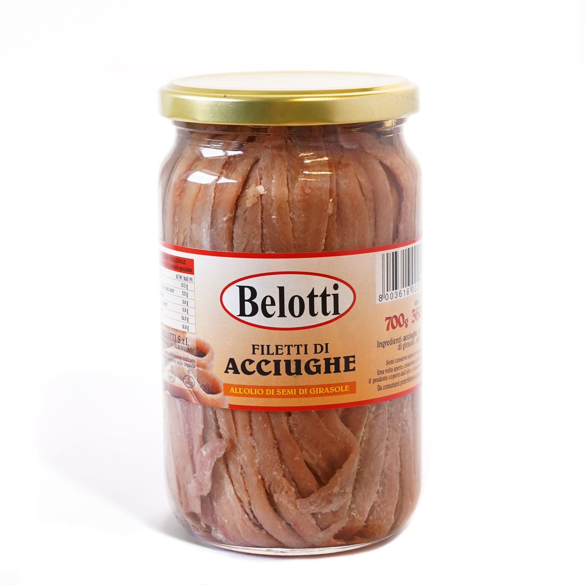 Filetti di acciughe sott'olio. Conserve alimentari sott'olio e sottaceto.