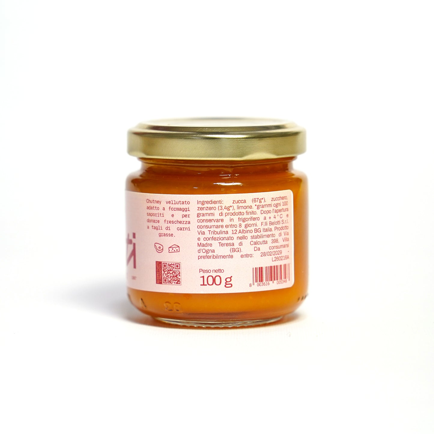 Chutney Zucca e Zenzero